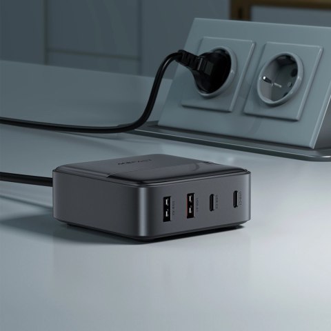 Ładowarka Acefast Z6 sieciowa GaN biurkowa 2x USB-A / 2x USB-C PD 65W - czarna