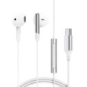 Słuchawki Acefast L3 przewodowe USB-C z mikrofonem - białe