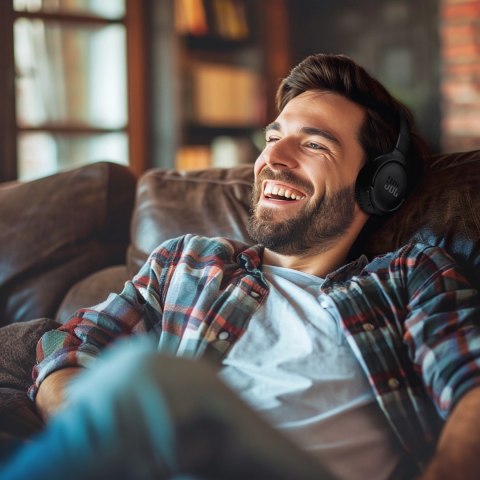 Słuchawki JBL Tune 520BT bezprzewodowe nauszne Bluetooth 5.3 - czarne