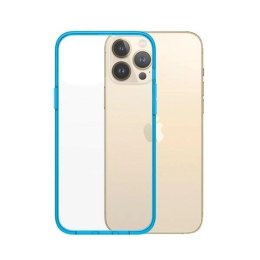 Etui PanzerGlass ClearCase antybakteryjne z certyfikatem Military Grade na iPhone 13 Pro Max - przezroczysto-niebieskie