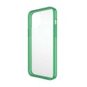 Etui PanzerGlass ClearCase antybakteryjne z certyfikatem Military Grade na iPhone 13 Pro Max - przezroczysto-zielone