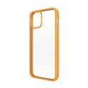 Etui PanzerGlass ClearCase na iPhone 12 Pro Max - przezroczysto-pomarańczowe