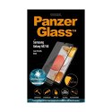 Szkło hartowane PanzerGlass E2E Super+ antybakteryjne na Samsung Galaxy A42 5G - z czarną ramką