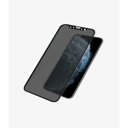 Szkło hartowane PanzerGlass E2E Super+ prywatyzujące na iPhone X / XS / 11 Pro - z czarną ramką