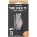 Zestaw PanzerGlass Bundle 3in1 etui przezroczyste + folia + osłona aparatu do Samsung Galaxy S24+