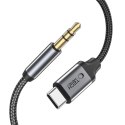 Kabel Tech-Protect UltraBoost audio USB-C / mini jack 3.5mm 1 m - czarny