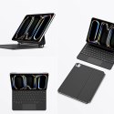 Etui Dux Ducis Keyboard (MK Series) z klawiaturą Bluetooth na iPad Pro 11" 2024 - czarna