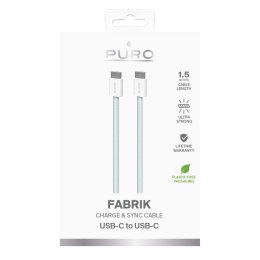 Kabel Puro Fabrik USB-C - USB-C 1,5m 60W 480mbps - niebieski