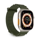 Pasek nylonowy Puro Extreme do Apple Watch 42 / 44 / 45 / 49 mm - ciemnozielony