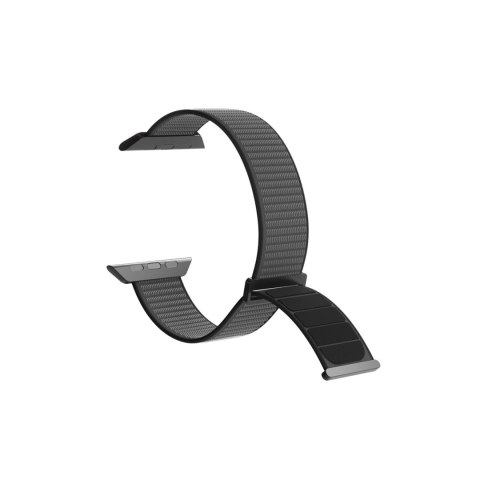 Pasek nylonowy Puro Sport do Apple Watch 42 / 44 / 45 / 49 mm - czarny