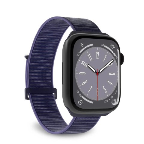 Pasek nylonowy Puro Sport do Apple Watch 42 / 44 / 45 / 49 mm - niebieski