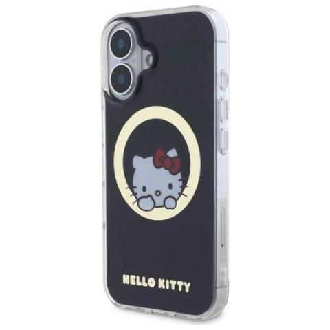 Etui Hello Kitty IML Sweet Kitty Magsafe na iPhone 16 - czarne