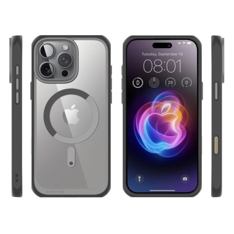 Etui Supcase UB Mag z MagSafe na iPhone 16 Pro Max - szare