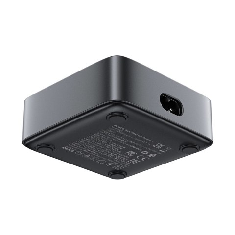 Stacja ładująca Acefast Z6 PD65W GaN (2 x USB-C + 2 x USB-A) z końcówką US - czarna