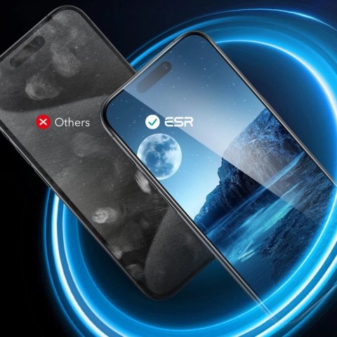 Szkło hartowane ESR Tempered Glass 2-PACK na iPhone 16 Pro Max - przezroczyste