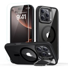 Zestaw etui ESR Classic Hybrid Kickstand Halolock MagSafe + Szkło hartowane na iPhone 16 Pro - przezroczyste