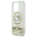 Etui Hello Kitty Liquid Glitter Fever MagSafe na iPhone 16 Pro Max - złote