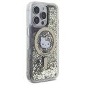 Etui Hello Kitty Liquid Glitter Fever MagSafe na iPhone 16 Pro Max - złote