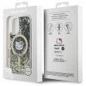 Etui Hello Kitty Liquid Glitter Fever MagSafe na iPhone 16 - złote