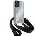 Etui BMW M Edition Carbon Stripe & Strap na iPhone 16 - szare