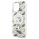 Etui Hello Kitty IML Golden Leaves MagSafe na iPhone 16 Pro Max - białe