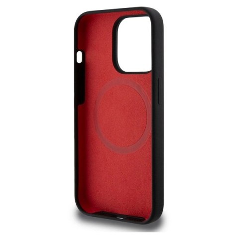 Etui Ferrari Printed Ring MagSafe na iPhone 15 Pro Max - czarne