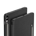 Etui z ekoskóry Dux Ducis Domo z podstawką do Samsung Tab S10+ / S9+ / S9 FE+ - czarne