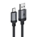 Kabel Acefast C20-04 USB-A - USB-C 480Mb/s 3A 1.2m - czarny