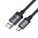 Kabel Acefast C20-04 USB-A - USB-C 480Mb/s 3A 1.2m - czarny