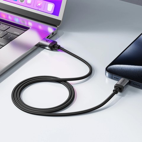 Kabel Acefast C20-04 USB-A - USB-C 480Mb/s 3A 1.2m - czarny
