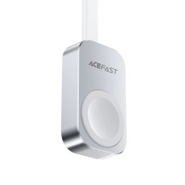 Ładowarka bezprzewodowa Acefast E21 5W do Apple Watch - srebrna