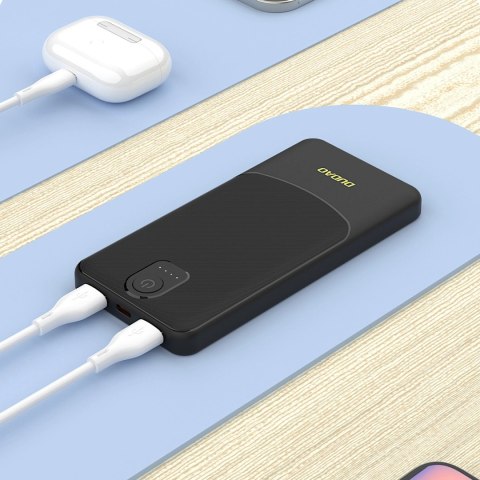 Powerbank Dudao K10 10000mAh 2.4A 2 x USB-A - czarny