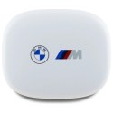 BMW słuchawki Bluetooth BMBEMIATP20LOH TWS + stacja dokująca biały/white Printed Logos
