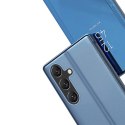 Clear View Case etui do Samsung Galaxy S25+ pokrowiec z klapką - niebieskie