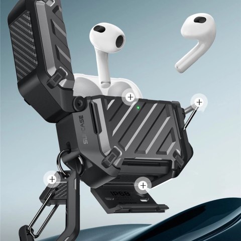 Etui Supcase Unicorn Beetle Pro na AirPods 4 - czarne