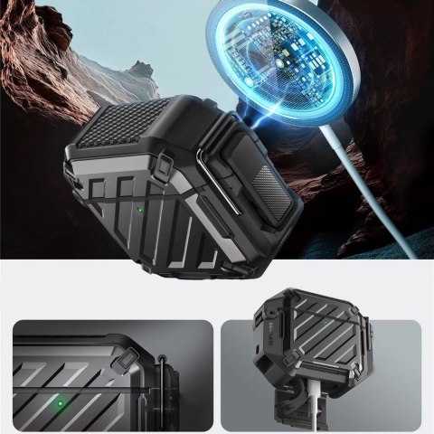 Etui Supcase Unicorn Beetle Pro na AirPods 4 - czarne