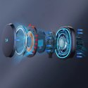 Uchwyt samochodowy Wozinsky WCT5-6S2Y z ładowarką indukcyjną Qi/MagSafe 15W z wentylatorem na kratkę nawiewu - czarny
