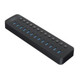 Hub Orico CT2U3-13AB 13x USB-A 3.0 z włącznikami - czarny