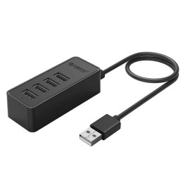 Hub Orico W5P-U2-100 4x USB-A 2.0 + microUSB 5V 1m - czarny