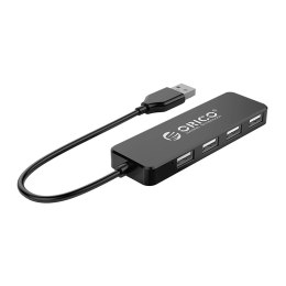 Hub USB-A Orico FL01 stacja dokująca 4x USB-A 2.0 - czarny
