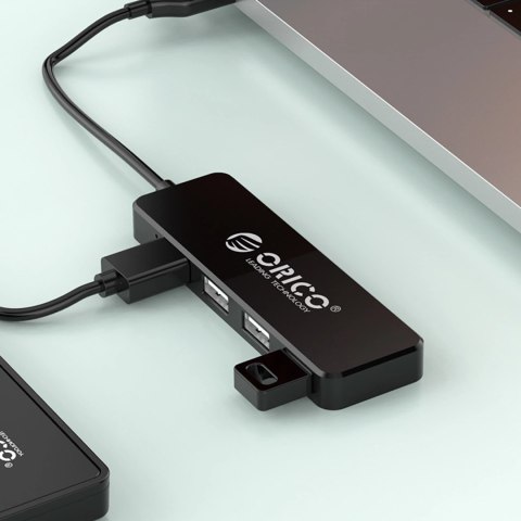 Hub USB-A Orico FL01 stacja dokująca 4x USB-A 2.0 - czarny
