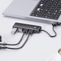 Hub USB-C Orico PAPW4A-C3 stacja dokująca 4x USB-A 3.0 - czarny