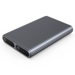 Kieszeń dyskowa podwójna Orico AM2C3-2N na dwa dyski M.2 NVME USB-C 3.2 10Gb/s - szara