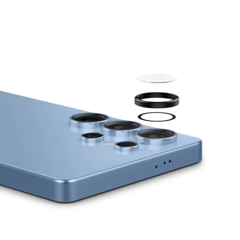 Osłona aparatu Spigen Optik Pro GLAS.TR EZ FIT 2-pack na Samsung Galaxy S25 Ultra - czarna