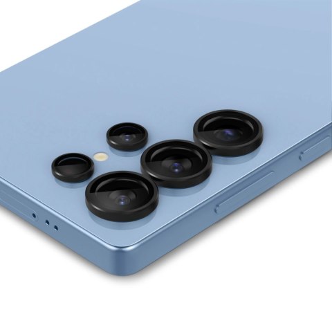 Osłona aparatu Spigen Optik Pro GLAS.TR EZ FIT 2-pack na Samsung Galaxy S25 Ultra - czarna
