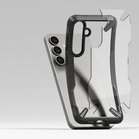 Etui Ringke Fusion X na Samsung Galaxy S25+ - czarny