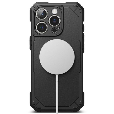 Etui Ringke Rugged Gear MagSafe na iPhone 16 Pro - czarny