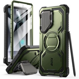 Etui Supcase IBLSN Armorbox Mag na Samsung Galaxy S25 Ultra - oliwkowy