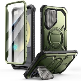 Etui Supcase IBLSN Armorbox Mag na Samsung Galaxy S25 - oliwkowy