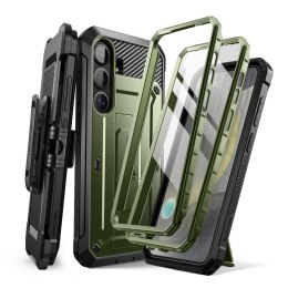 Etui Supcase Unicorn Beetle Pro 2-set na Samsung Galaxy S25 - oliwkowy
